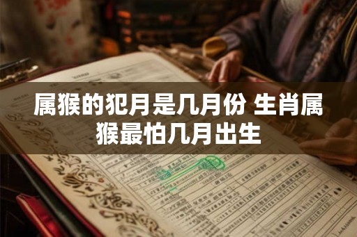 属猴的犯月是几月份 生肖属猴最怕几月出生