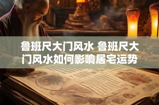 鲁班尺大门风水 鲁班尺大门风水如何影响居宅运势