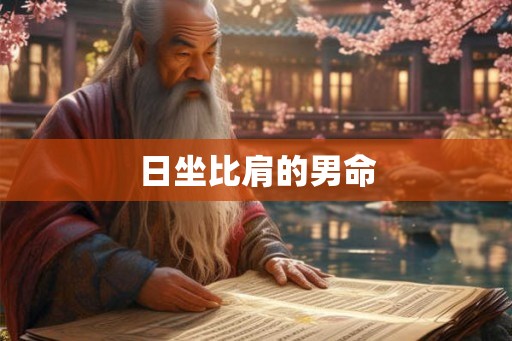 日坐比肩的男命