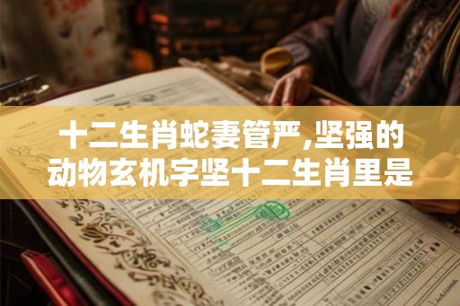 十二生肖蛇妻管严,坚强的动物玄机字坚十二生肖里是哪一个