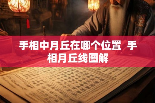 手相中月丘在哪个位置 手相月丘线图解 手相中月丘在哪个位置 手相月丘线图解