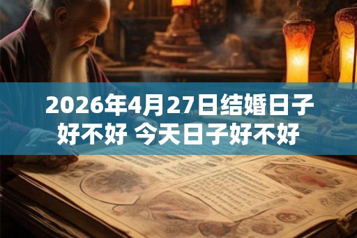 2026年4月27日结婚日子好不好 今天日子好不好 2026年4月27日结婚日子好不好 今天日子好不好