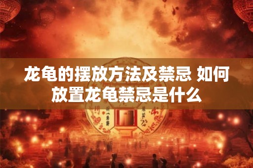 龙龟的摆放方法及禁忌 如何放置龙龟禁忌是什么
