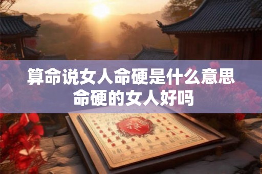 算命说女人命硬是什么意思 命硬的女人好吗