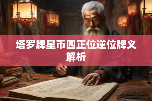 塔罗牌星币四正位逆位牌义解析