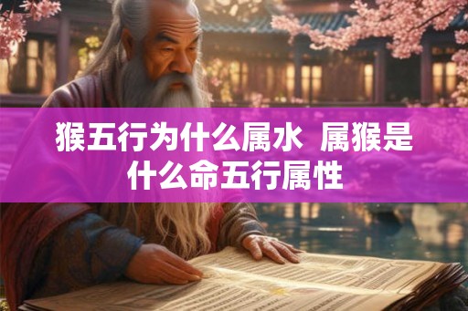 猴五行为什么属水 属猴是什么命五行属性 猴五行为什么属水 属猴是什么命五行属性