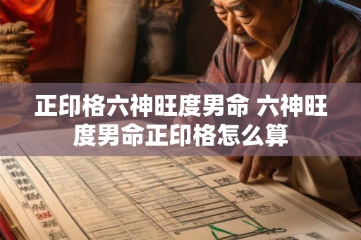 正印格六神旺度男命 六神旺度男命正印格怎么算