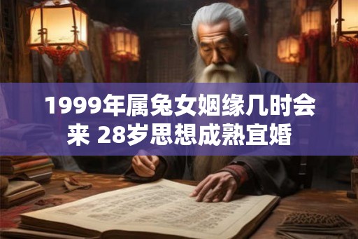 1999年属兔女姻缘几时会来 28岁思想成熟宜婚