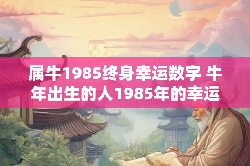 属牛1985终身幸运数字 牛年出生的人1985年的幸运数字是什么