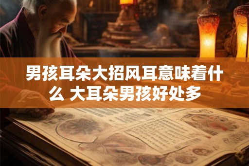 男孩耳朵大招风耳意味着什么 大耳朵男孩好处多