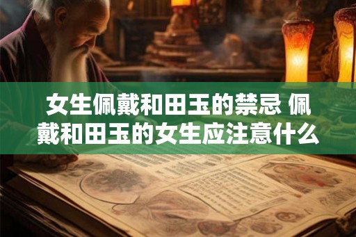 女生佩戴和田玉的禁忌 佩戴和田玉的女生应注意什么 女生佩戴和田玉的禁忌 佩戴和田玉的女生应注意什么