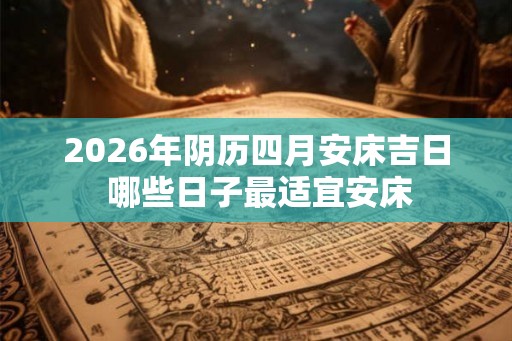 2026年阴历四月安床吉日 哪些日子最适宜安床