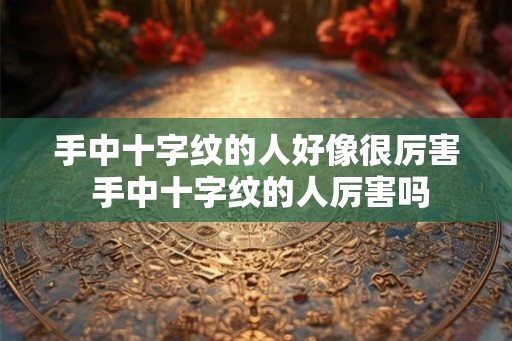 手中十字纹的人好像很厉害 手中十字纹的人厉害吗