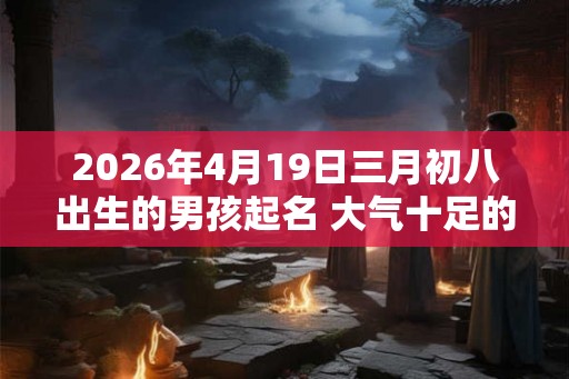 2026年4月19日三月初八出生的男孩起名 大气十足的名字