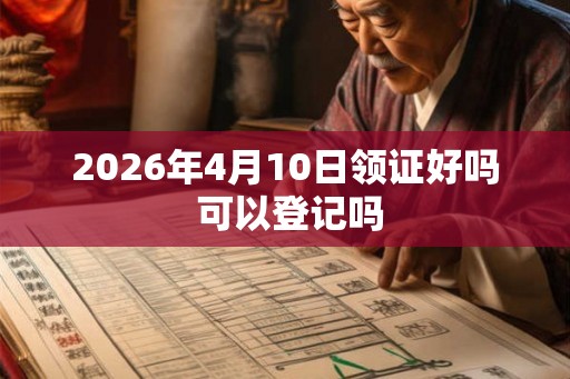 2026年4月10日领证好吗 可以登记吗