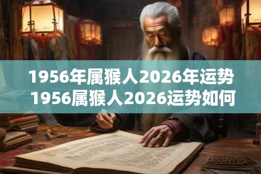 1956年属猴人2026年运势 1956属猴人2026运势如何