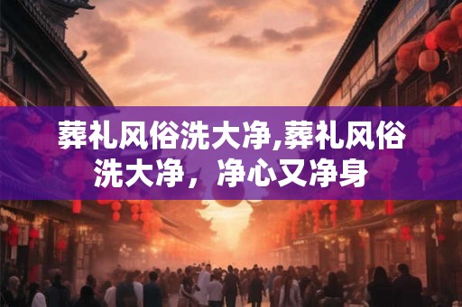 葬礼风俗洗大净,葬礼风俗洗大净,净心又净身 葬礼风俗洗大净,葬礼风俗洗大净,净心又净身