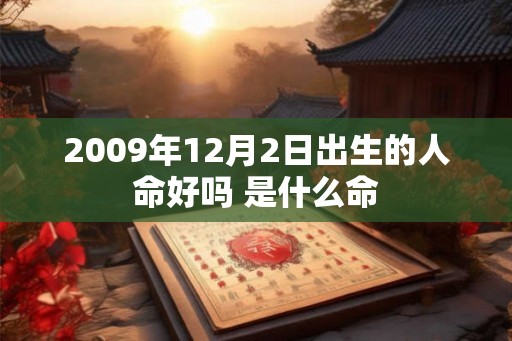 2009年12月2日出生的人命好吗 是什么命