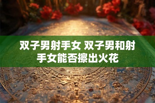 双子男射手女 双子男和射手女能否擦出火花