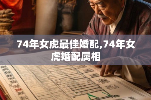 74年女虎最佳婚配,74年女虎婚配属相
