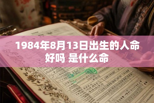 1984年8月13日出生的人命好吗 是什么命 1984年8月13日出生的人命好吗 是什么命