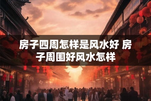 房子四周怎样是风水好 房子周围好风水怎样