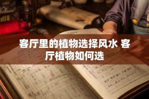 客厅里的植物选择风水 客厅植物如何选