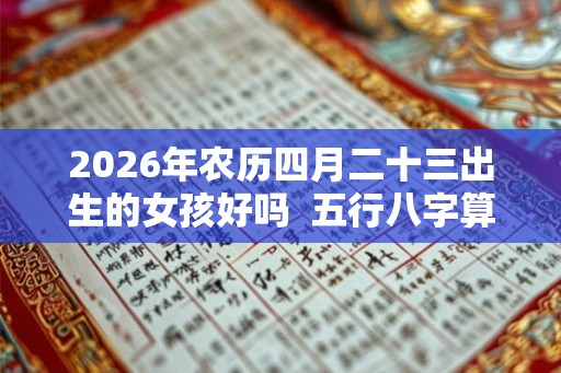 2026年农历四月二十三出生的女孩好吗  五行八字算命