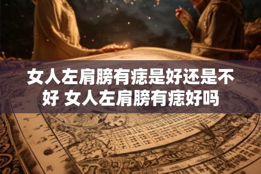 女人左肩膀有痣是好还是不好 女人左肩膀有痣好吗