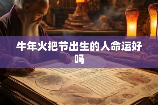 牛年火把节出生的人命运好吗