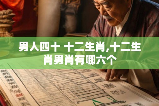 男人四十 十二生肖,十二生肖男肖有哪六个 男人四十 十二生肖,十二生肖男肖有哪六个