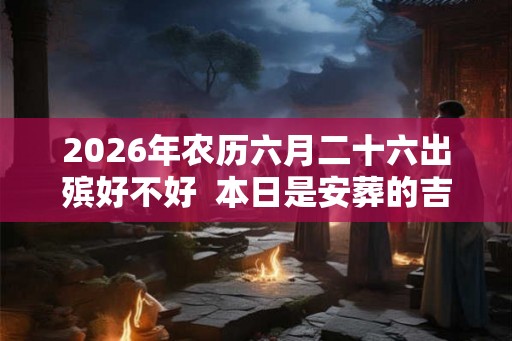 2026年农历六月二十六出殡好不好  本日是安葬的吉日吗