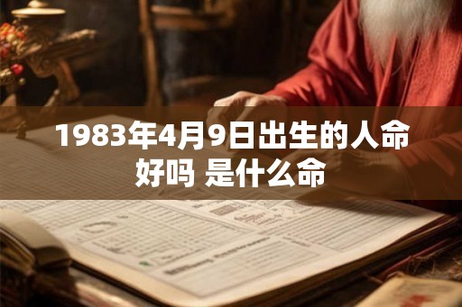 1983年4月9日出生的人命好吗 是什么命