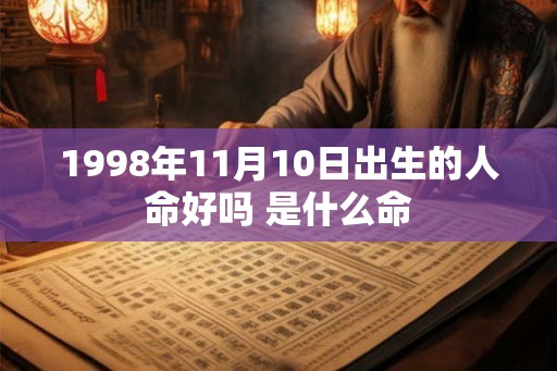 1998年11月10日出生的人命好吗 是什么命