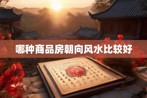 哪种商品房朝向风水比较好 哪种商品房朝向风水比较好