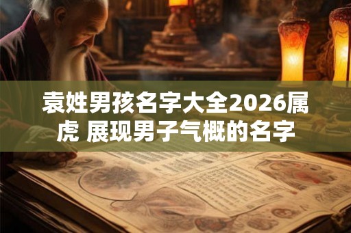 袁姓男孩名字大全2026属虎 展现男子气概的名字
