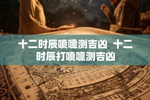 十二时辰喷嚏测吉凶 十二时辰打喷嚏测吉凶 十二时辰喷嚏测吉凶 十二时辰打喷嚏测吉凶