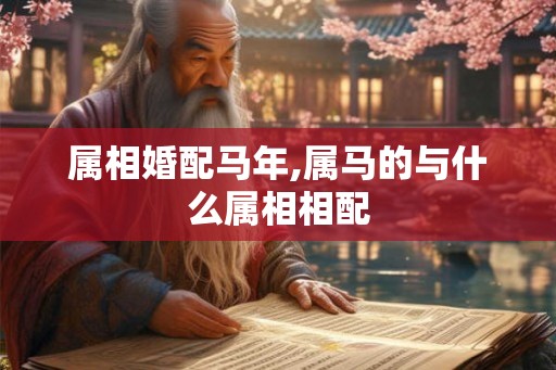 属相婚配马年,属马的与什么属相相配