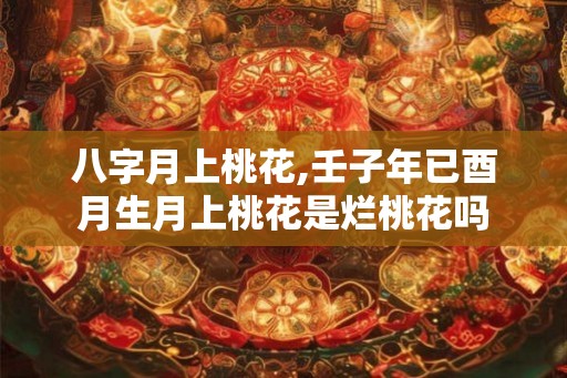八字月上桃花,壬子年已酉月生月上桃花是烂桃花吗