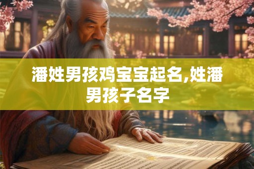 潘姓男孩鸡宝宝起名,姓潘男孩子名字