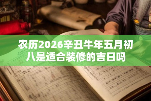 农历2026辛丑牛年五月初八是适合装修的吉日吗