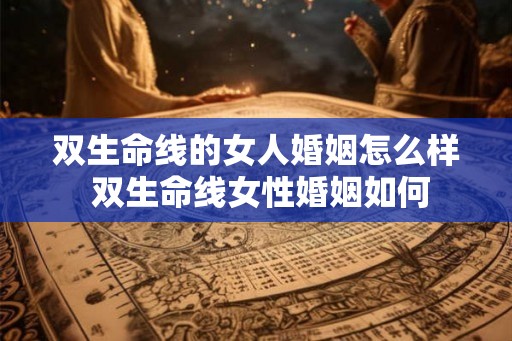 双生命线的女人婚姻怎么样 双生命线女性婚姻如何