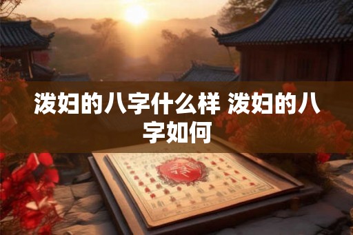 泼妇的八字什么样 泼妇的八字如何