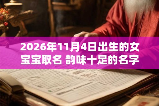 2026年11月4日出生的女宝宝取名 韵味十足的名字