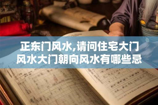 正东门风水,请问住宅大门风水大门朝向风水有哪些忌讳！