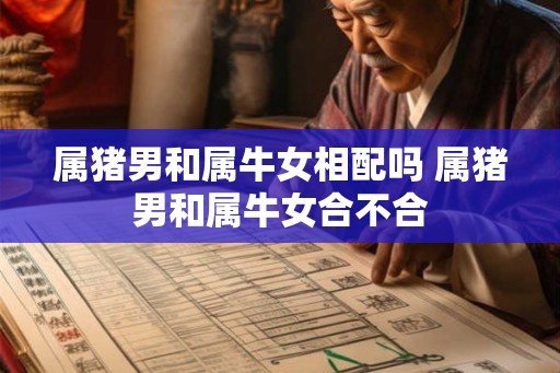 属猪男和属牛女相配吗 属猪男和属牛女合不合