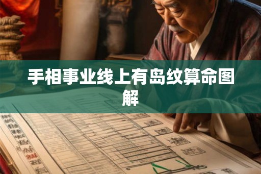 手相事业线上有岛纹算命图解 手相事业线上有岛纹算命图解