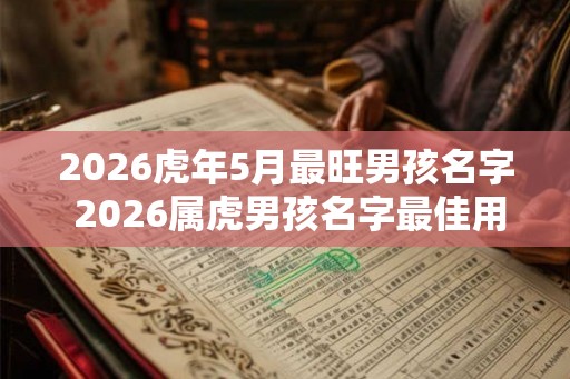 2026虎年5月最旺男孩名字 2026属虎男孩名字最佳用字 2026虎年5月最旺男孩名字 2026属虎男孩名字最佳用字