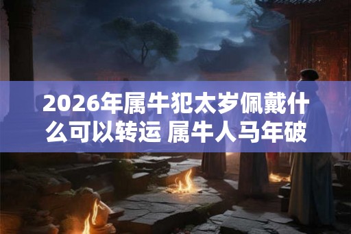 2026年属牛犯太岁佩戴什么可以转运 属牛人马年破太岁注意事项