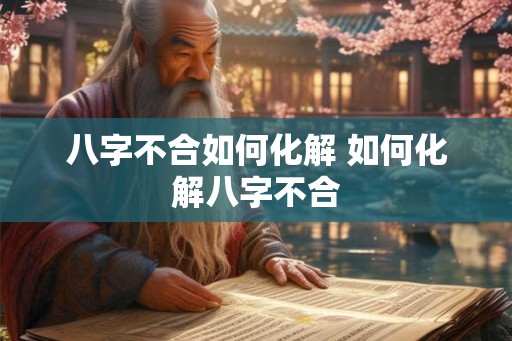 八字不合如何化解 如何化解八字不合